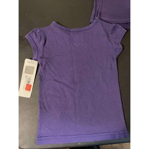 NFL Team Apparel Baltimore Ravens Girls Toddler Tee Shirt 2T NWT - Picture 2 of 2
